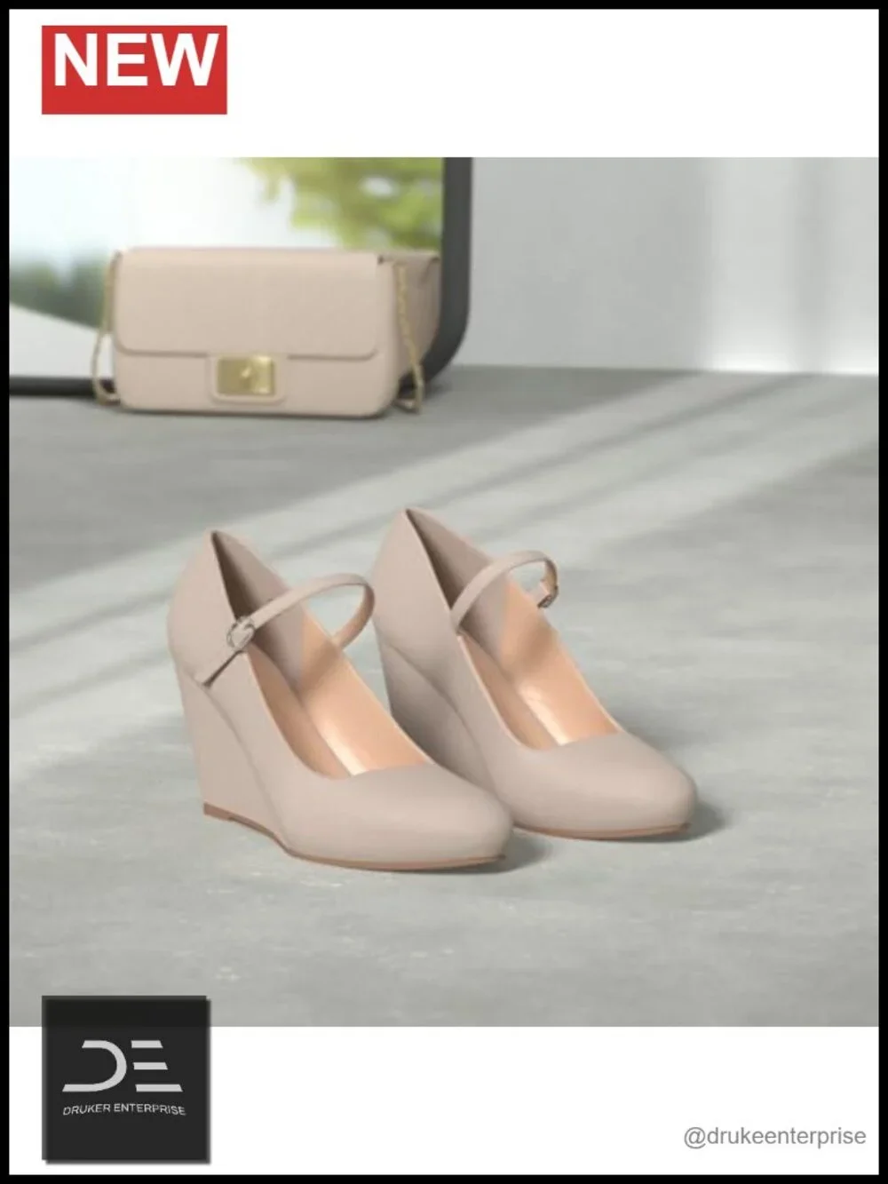 Wedge Pumps Mary Jane Shoes Comfort Heels Dressy Work Shoes